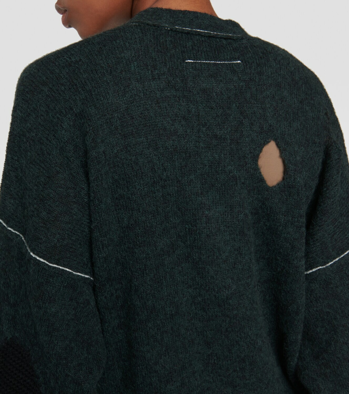 MM6 Maison Margiela Oversized alpaca-blend cardigan