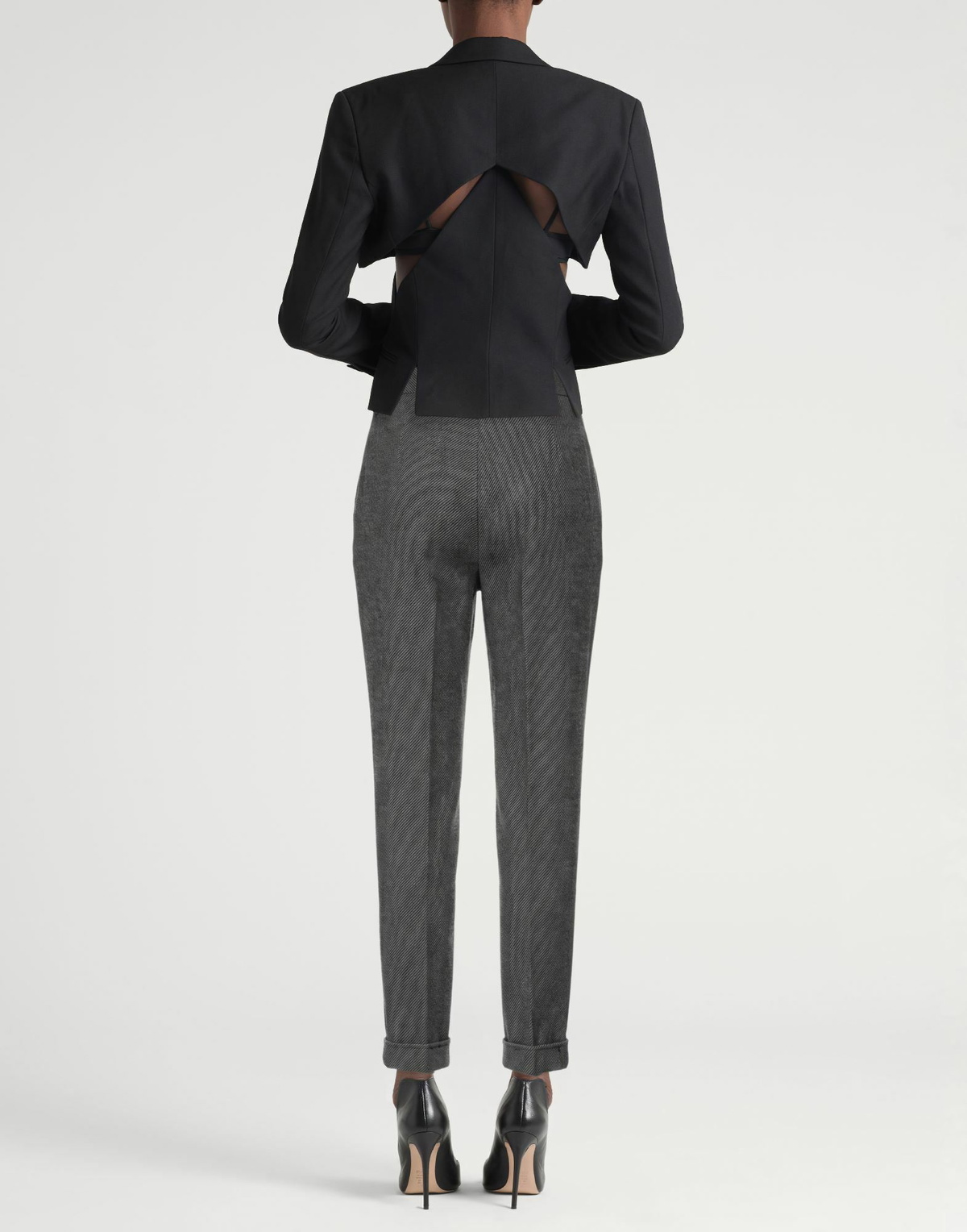 Yohji Yamamoto Womens Pants in Grey