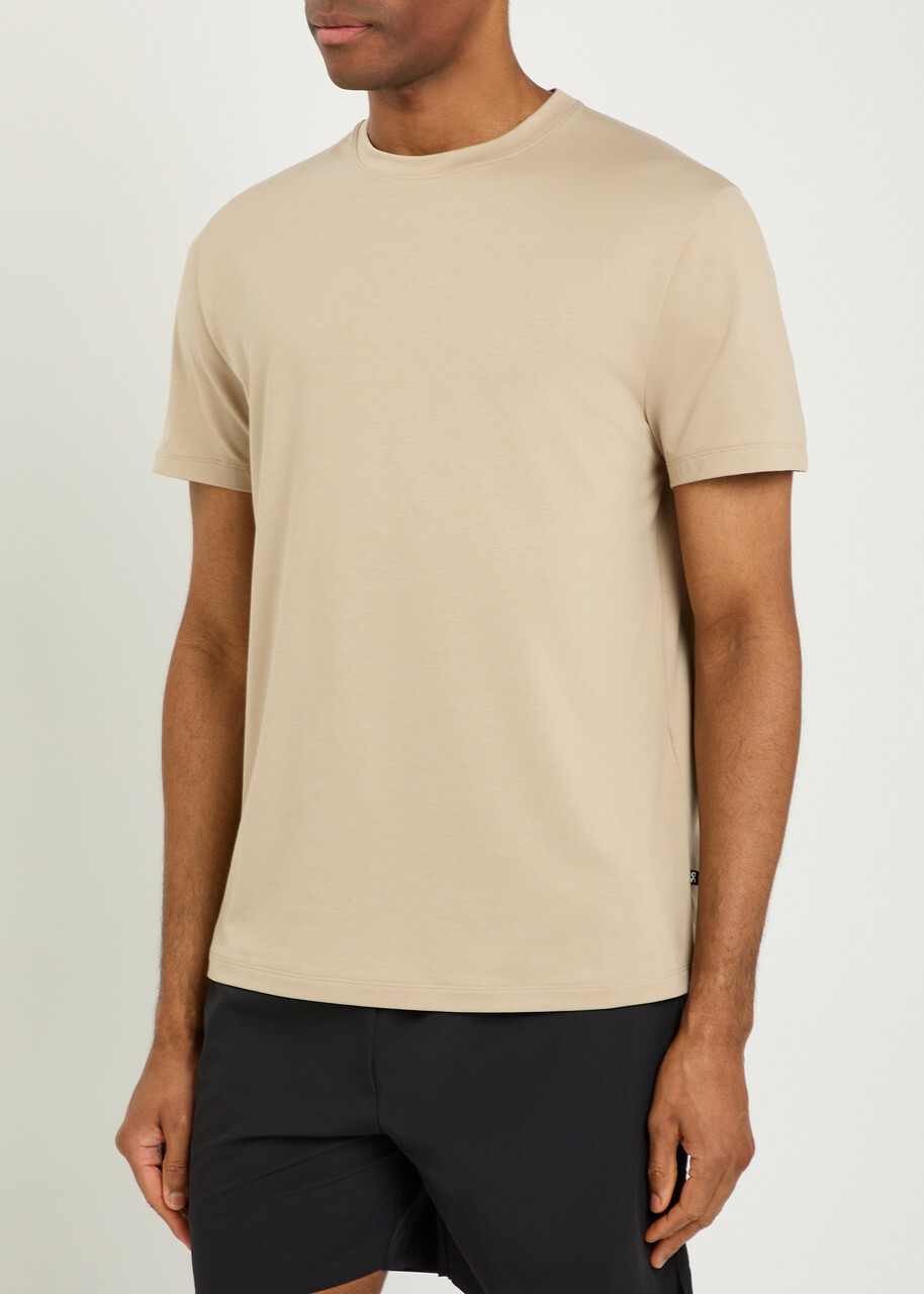 ON Focus-t Jersey T-shirt Beige