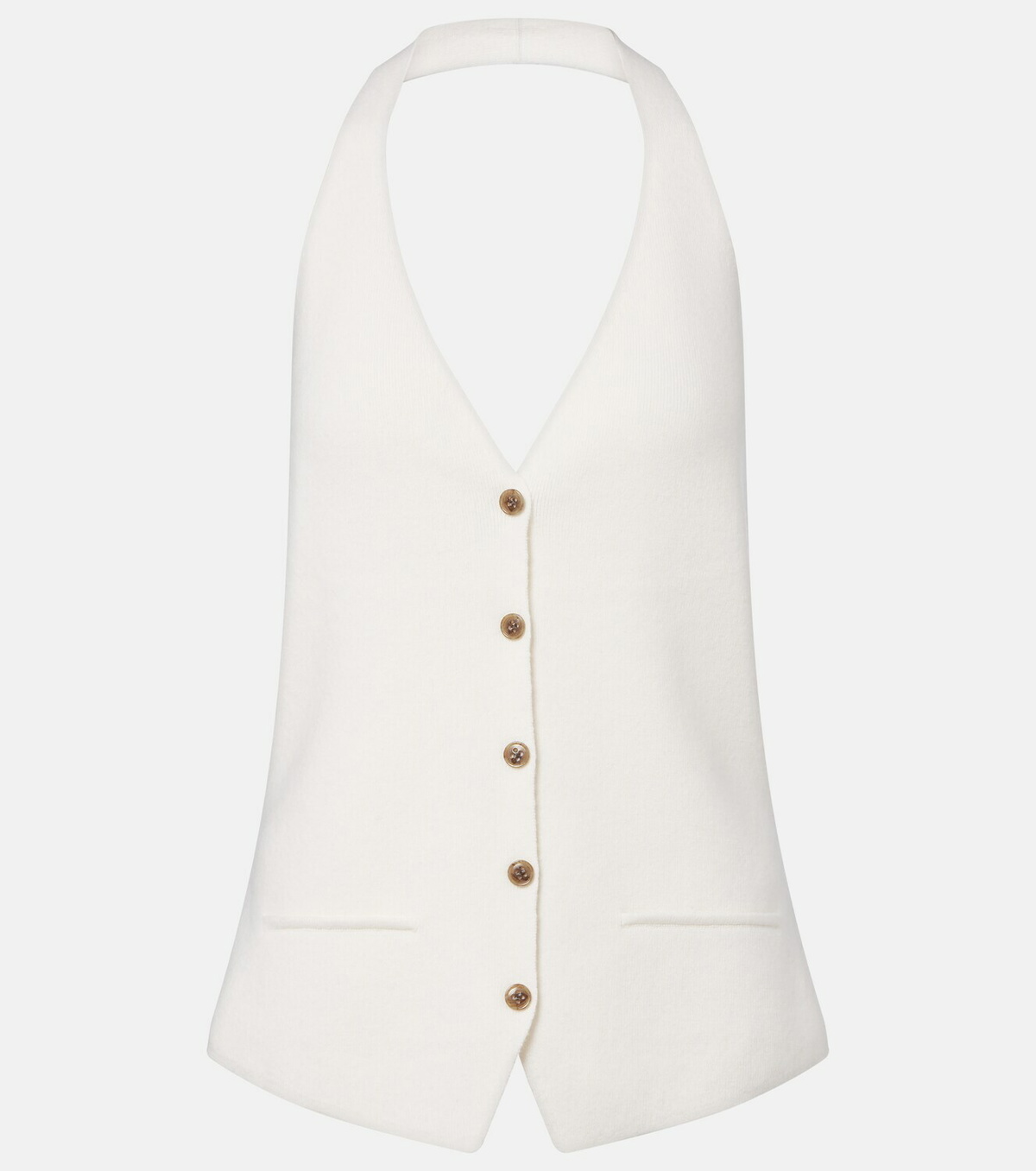 Lisa Yang Immy halterneck cashmere sweater vest