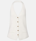 Lisa Yang Immy halterneck cashmere sweater vest