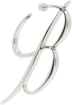 Blumarine Silver B Monogram Single Earring