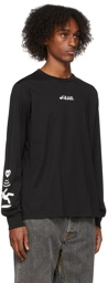 Diesel Black Logo Long Sleeve T-Shirt
