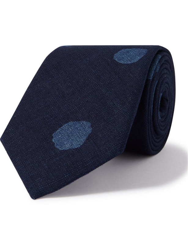 Photo: Blue Blue Japan - 8cm Bassen Indigo-Dyed Cotton Tie