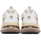 Palm Angels White & Beige Palm Runner Sneakers