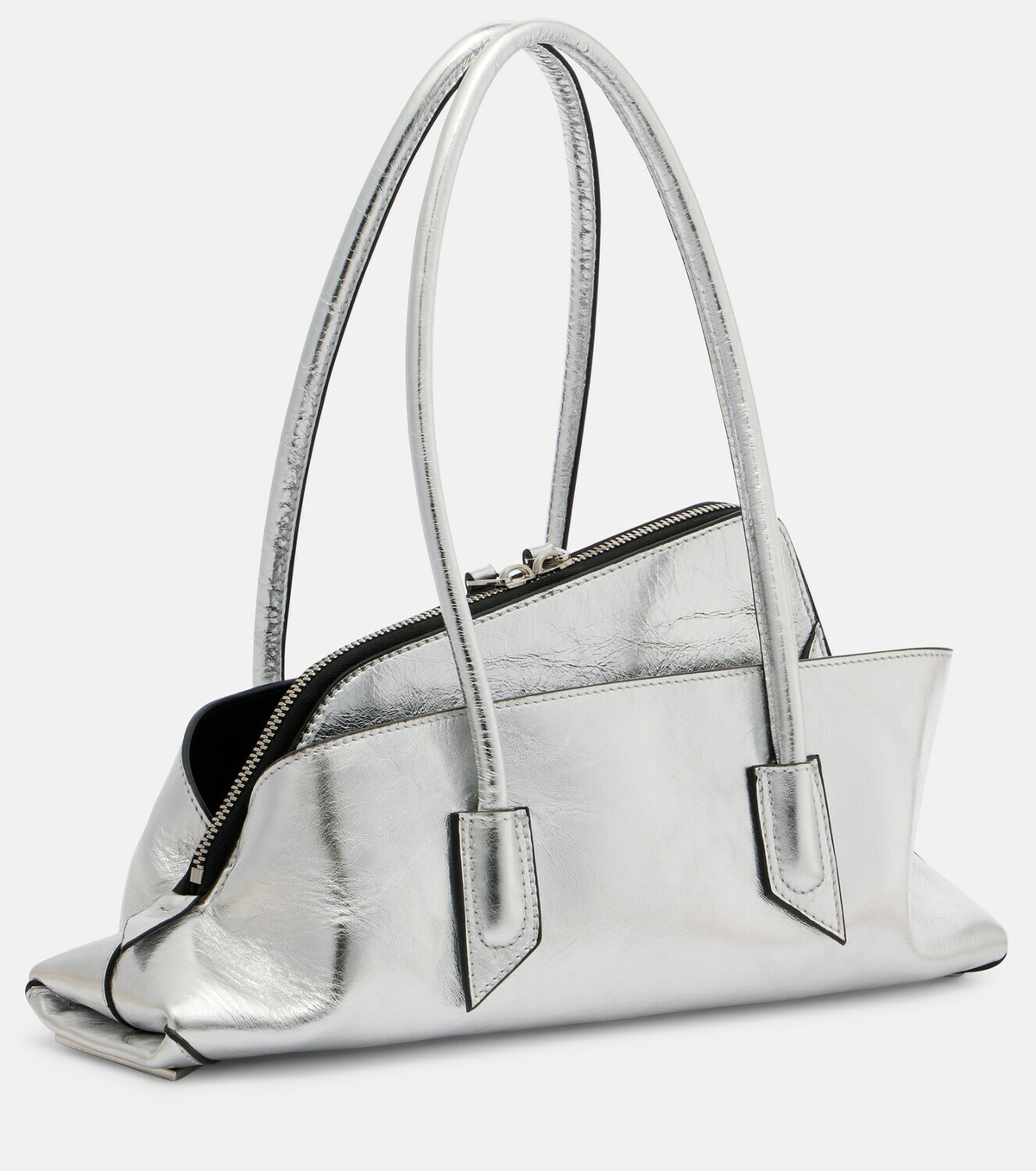 The Attico La Passeggiata Small leather tote bag