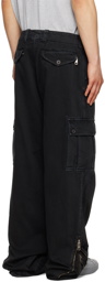 Dolce & Gabbana Black Faded Cargo Pants