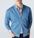 Kiton Denim bomber jacket