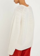 Lisa Yang Oia Textured Cashmere Jumper Cream