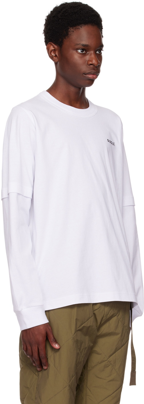 sacai AGAIN & AGAIN & AGAIN L/S T-Shirt | www.fleettracktz.com