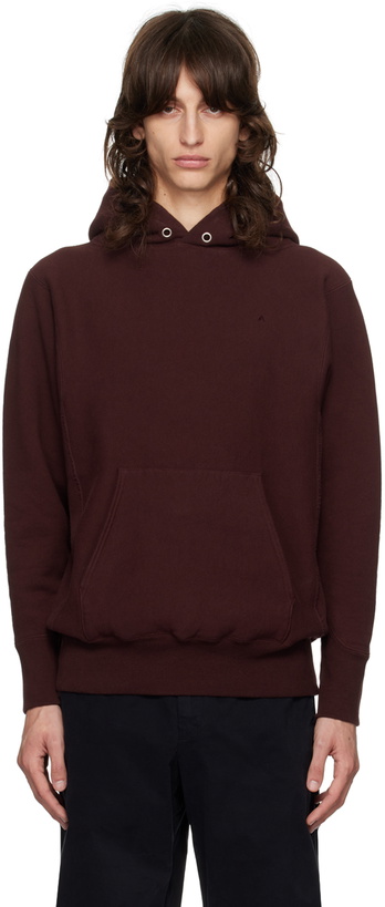 Photo: ATON Burgundy Natural Dyed Urake Hoodie