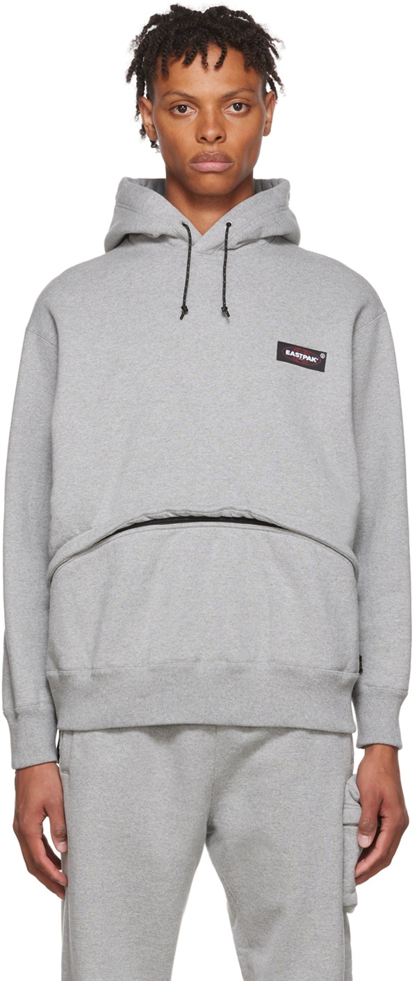 Photo: UNDERCOVER Gray Eastpak Edition Hoodie