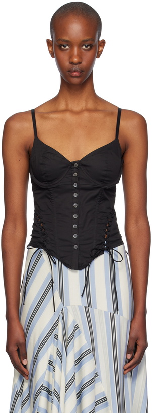Photo: Miaou Black Christina Corset Top