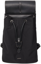 Burberry Black Nylon Pocket Backpack