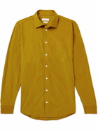 Richard James - Organic Cotton-Needlecord Shirt - Yellow