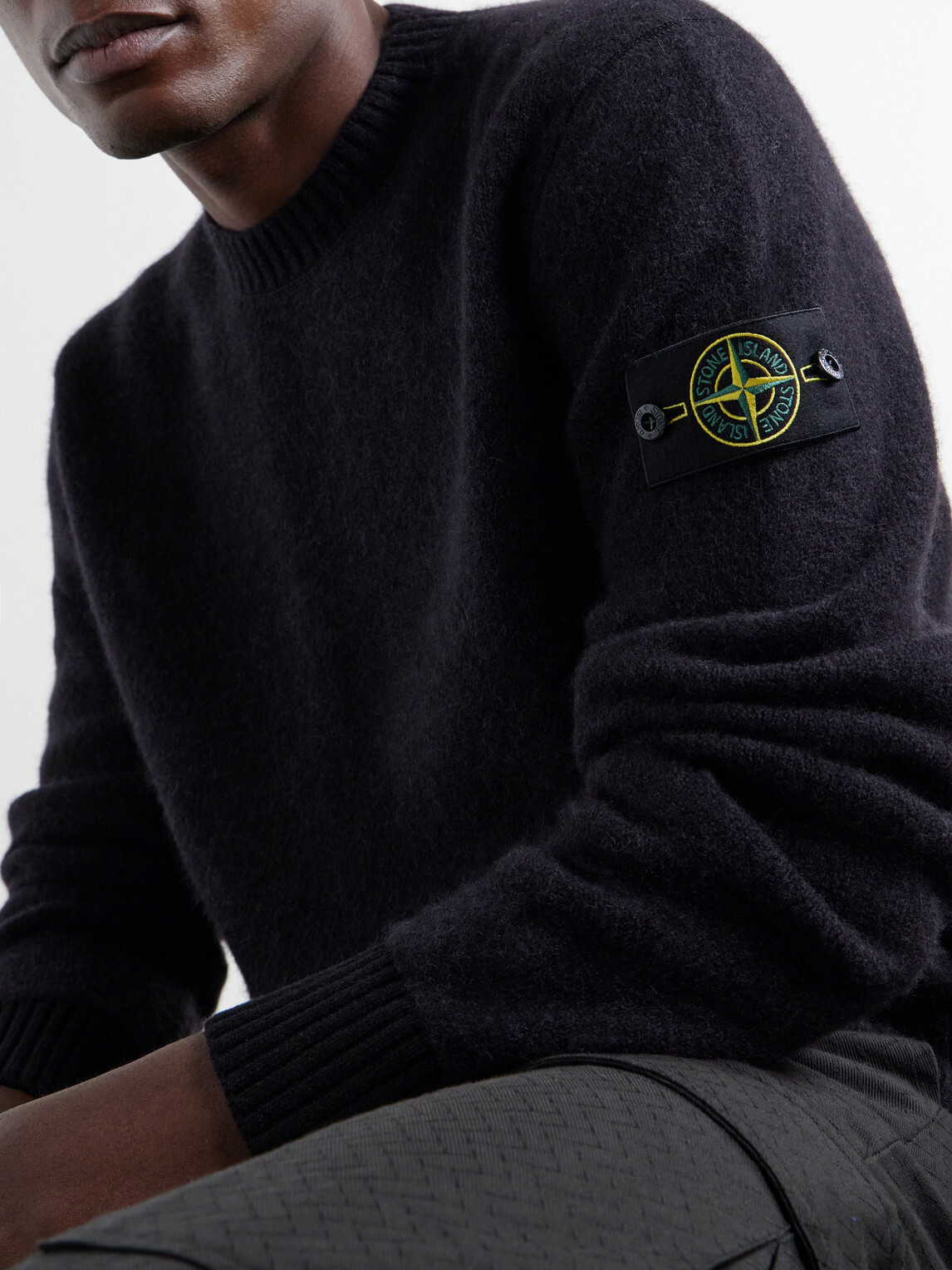 Stone Island - Wool-Blend Sweater - Black