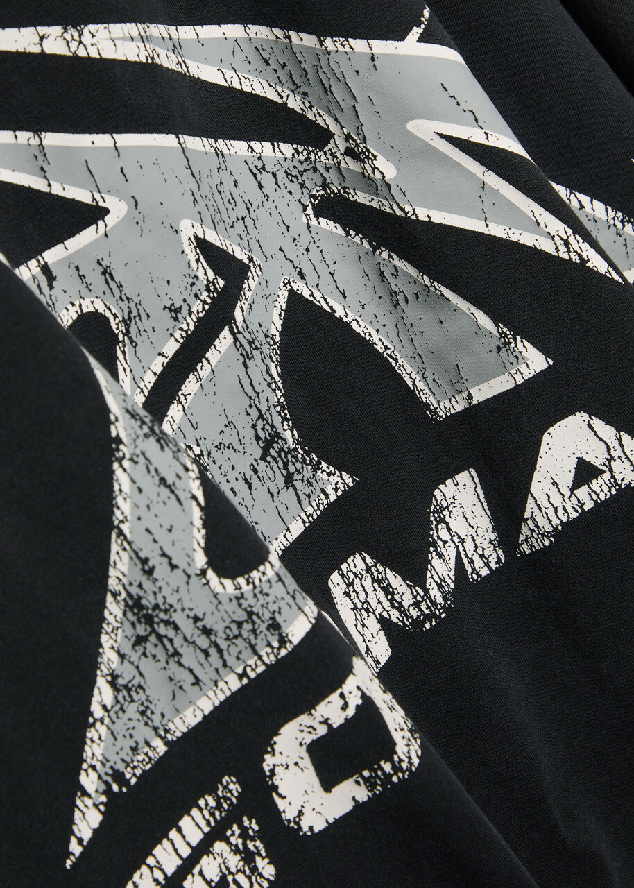 God Made Logo-print Cotton T-shirt Black