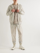 Rick Owens - Champion Jason's Logo-Embroidered Recycled Shell Hooded Jacket - Neutrals