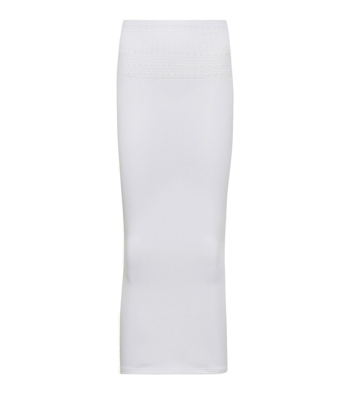 Photo: Alaïa Cutout technical midi skirt