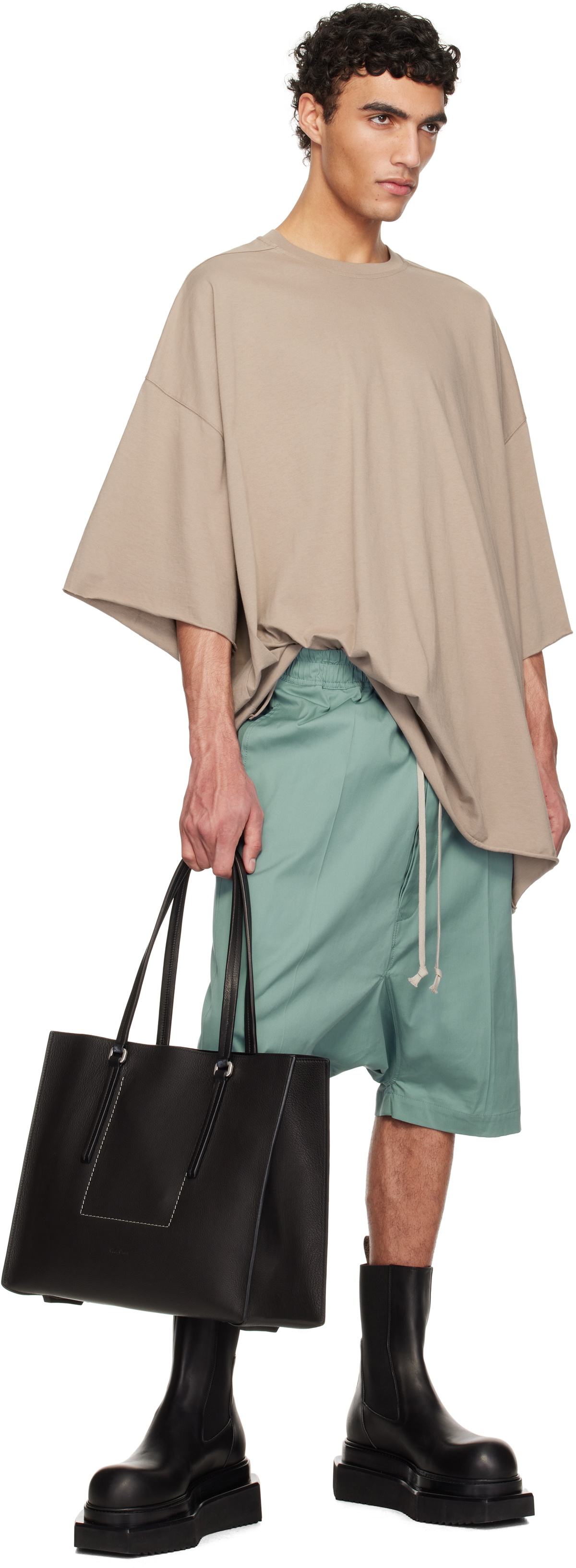 Rick Owens Black Hollywood Edith Shopper Tote Rick Owens