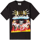 Wacko Maria Men's Neck Face Anniversary T-Shirt in Black