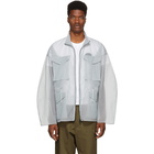 OAMC Grey Transparent Ghost Field Jacket