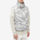 Moncler Men's Genius x HYKE Vanil Camo Print Vest in Grey