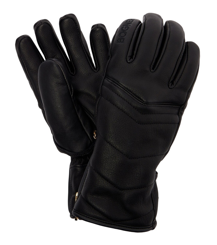 Photo: Bogner Dana quilted leather ski gloves