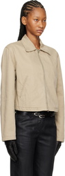 OUR LEGACY Beige Statue Jacket