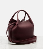 Loro Piana Bale Small leather bucket bag