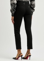 High Wayward Studded Jersey-twill Trousers Black