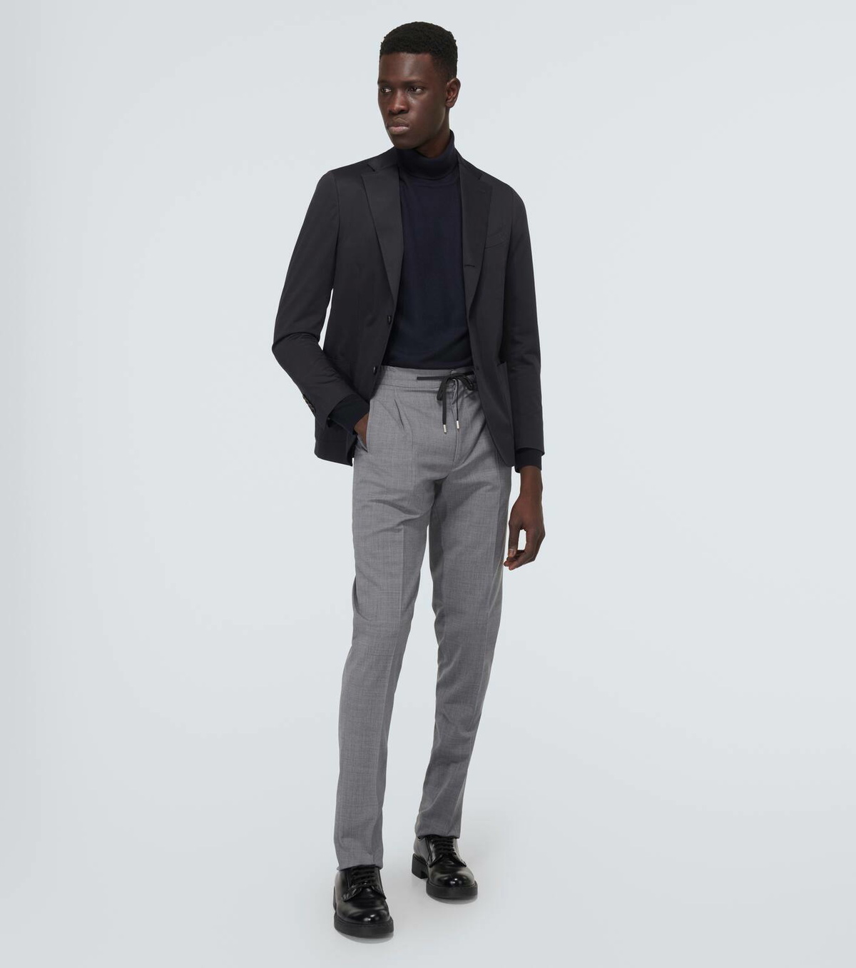 Lardini Easy Wear wool-blend straight pants Lardini