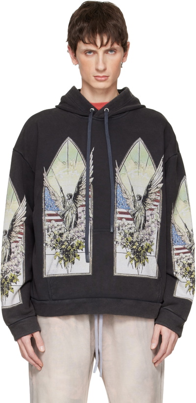Photo: Who Decides War Black Demo Hoodie
