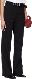 GANNI Black Belted Trousers