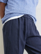 Boglioli - Tapered Linen Trousers - Blue
