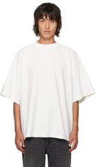 Hed Mayner White Dropped Shoulders T-shirt