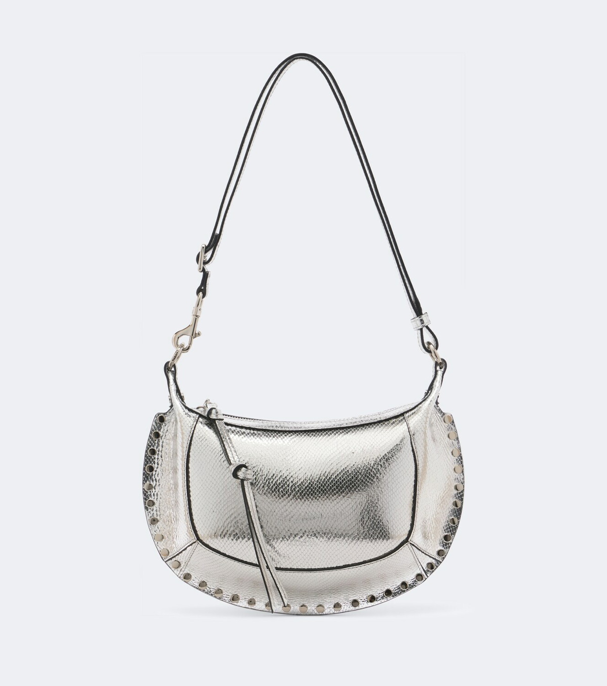 Isabel Marant Oskan Moon metallic leather shoulder bag