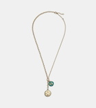 Foundrae Dream & Reverie 18kt gold charm necklace with diamonds