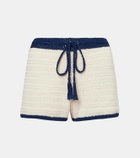 Anna Kosturova Seaside crochet cotton shorts