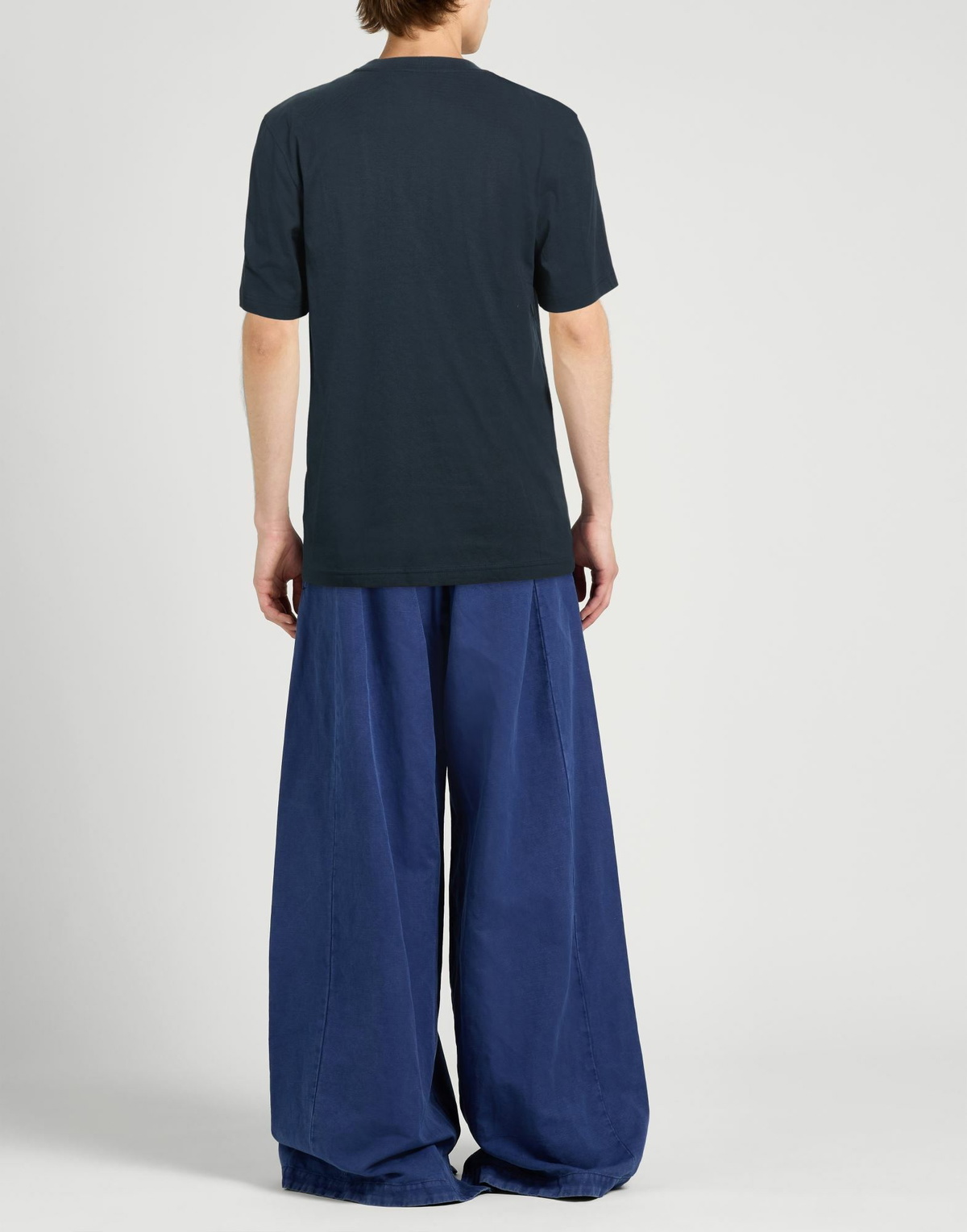 Diesel Mens T-shirt Midnight in Blue