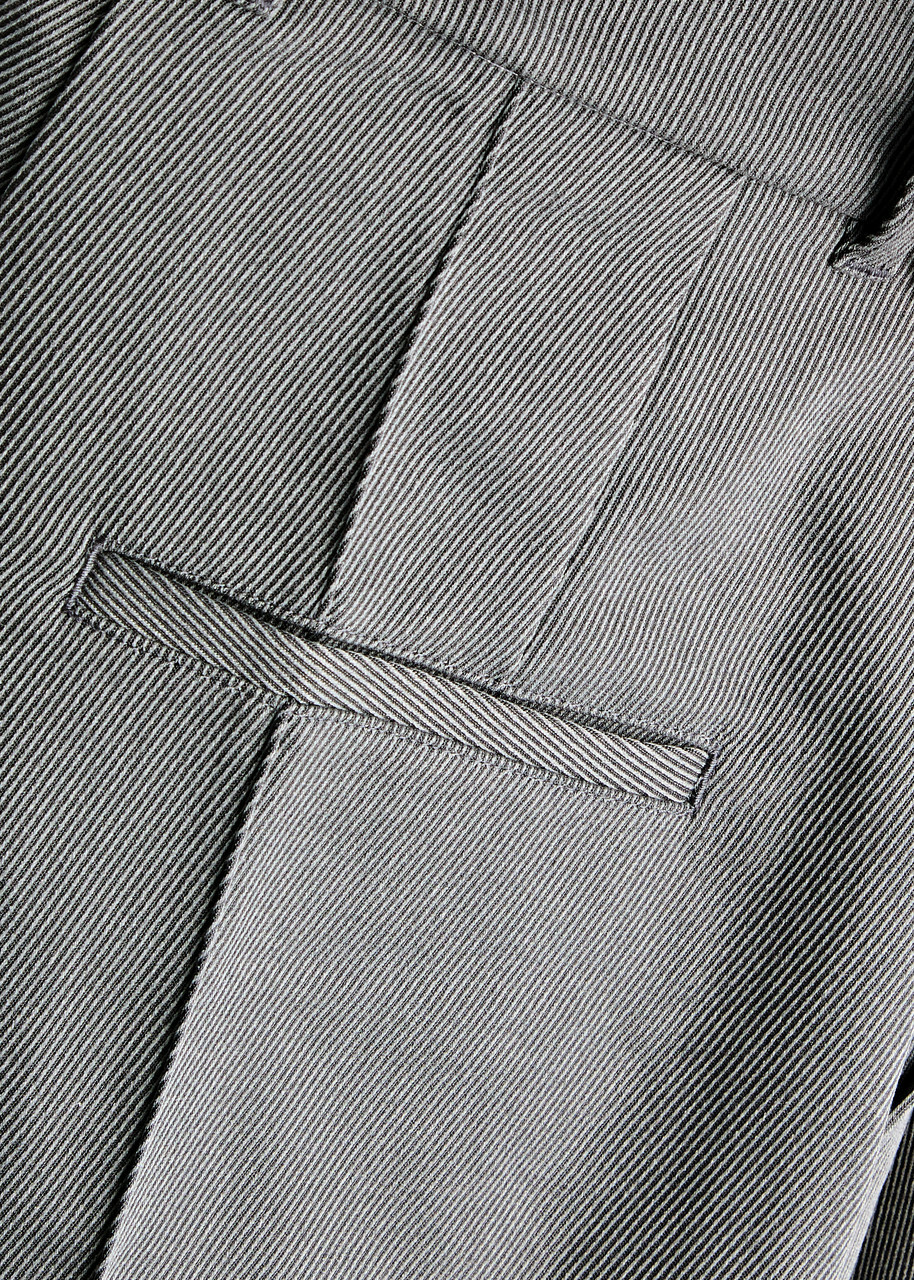 Remain BY Birger Christensen Straight-leg Twill Trousers Grey 32 (UK4 / Xxs)