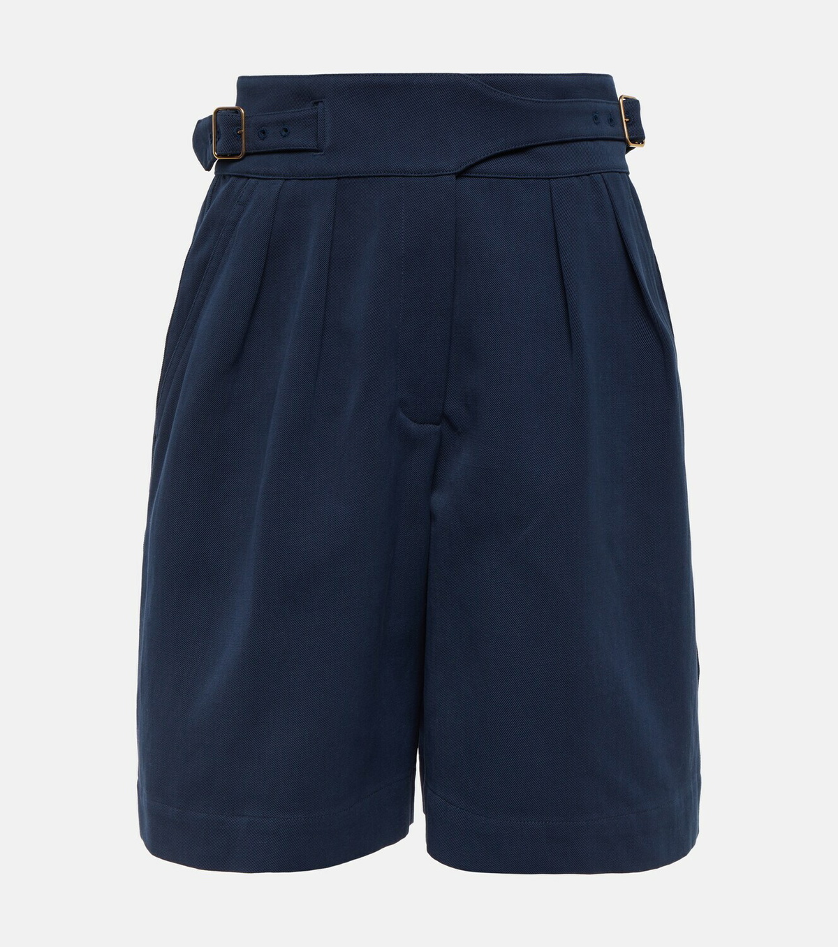 Loro Piana - Cotton and linen Bermuda shorts
