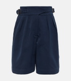 Loro Piana - Cotton and linen Bermuda shorts