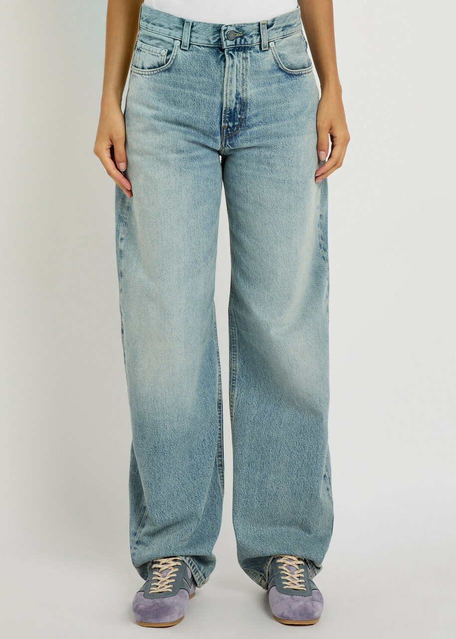 Haikure Bibi Balloon-leg Jeans Blue