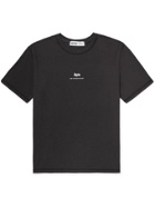 AFFIX - Nasenbluten Logo-Print Recycled Cotton-Jersey T-Shirt - Black