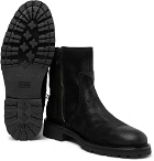 Belstaff - Attwell Burnished-Suede Boots - Black