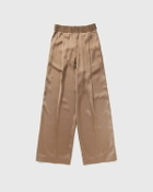 Stine Goya Wide Leg Long Pants Beige Casual Pants