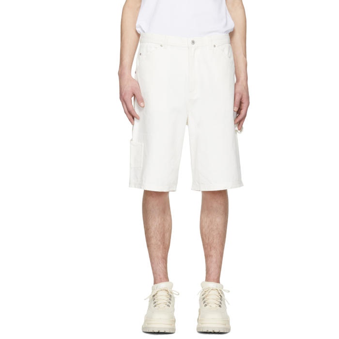 Photo: Perks and Mini White Denim Rocco Shorts