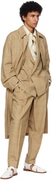 LEMAIRE Khaki Double-Breasted Blazer