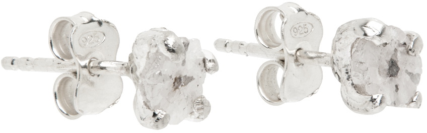 Pearls Before Swine Silver Spliced Stud Earrings